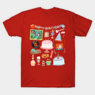 Vintage Birthday Party T-Shirt